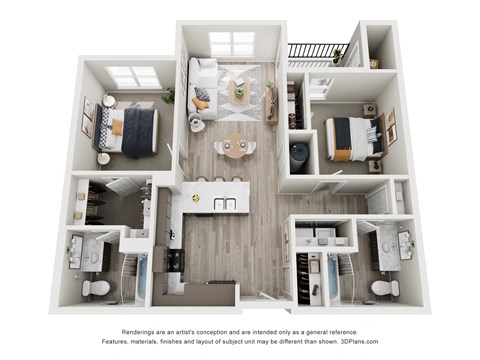 a 3 bedroom floor plan of a 2100 sq ft